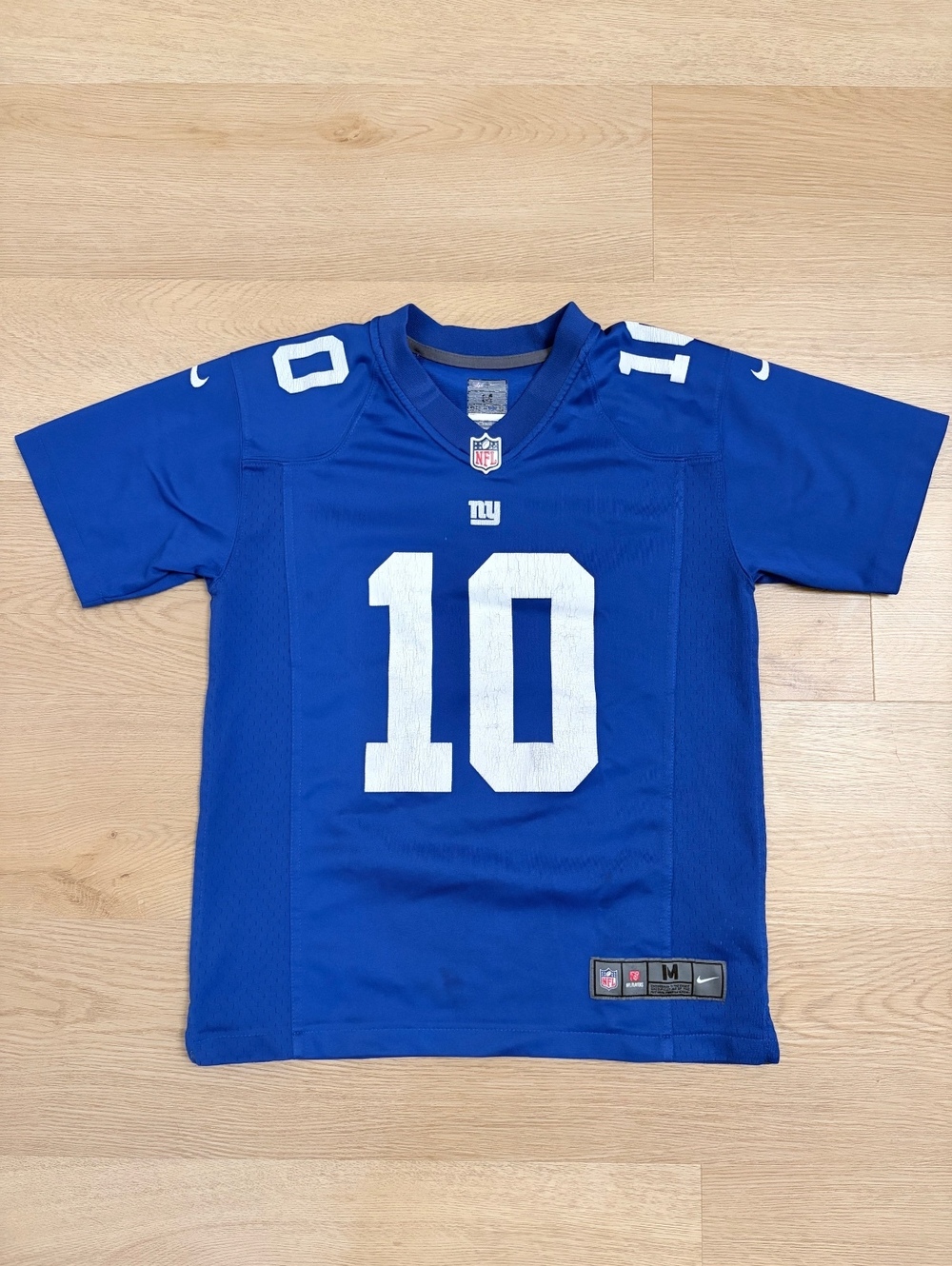 Nike New York Giants Eli Manning 10 Youth Jersey Blue Size M 10/12